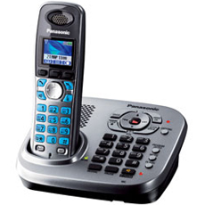 Panasonic KX-TG8041 RU-M (металлик), радиотелефон с набором на базе, цветным экраном, автоответчиком