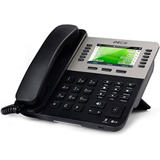 Ericsson-LG LIP-9040C IP-телефон, 8-строчный цветной, 36 кнопок, GigE, поддержка BTMU