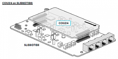 Ericsson-LG eMG100-COIU2 модуль 2 внешние аналоговые линии LCO