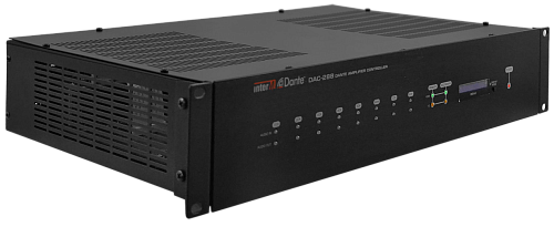 Inter-M DAC-288 cетевой аудиоконтроллер, технология Dante, 8 аудиовходов, 8 аудиовыходов, RS-232