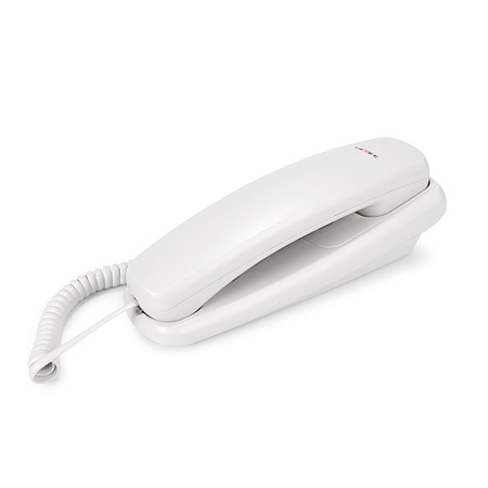 Texet TX-219 компактный телефон для дома и офиса, белый