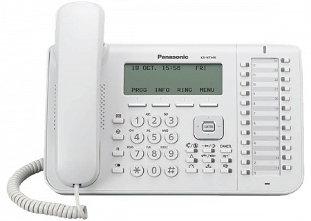 Panasonic KX-NT546 RU IP-телефон (белый) 6 строк, 24 кнопки