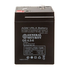 GS 4.5-6 аккумулятор General Security 6V 4.5Ah