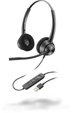EncorePro EP320 USB-A профессиональная телефонная гарнитура (два динамика, разъем USB-A)