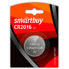 Батарейка Smartbuy CR2016 / BL5 (5/100)