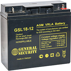 General Security GSL 18-12 L аккумулятор 12V 18Ah