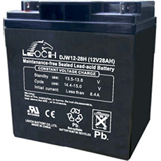 Leoch DJW 12-28H аккумулятор 12В 28Ач