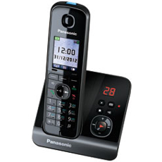 Panasonic KX-TG8161 RU-B, DECT радиотелефон с резервным питанием и автоответчиком
