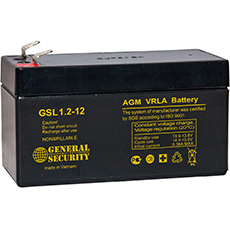 GSL 1.2-12 аккумулятор General Security 12V 1.2Ah