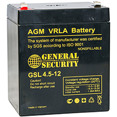 General Security GSL 4.5-12 аккумулятор 12V 4.5Ah