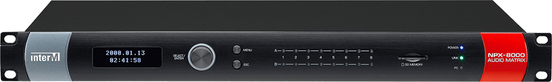 NPX-8000 матричный контроллер Inter-M 8x8
