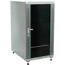 25U шкаф напольный 600x600 стекло серый (B256060GWTWOF)
