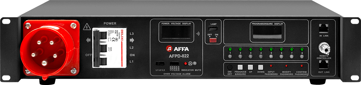 Affa AFPD-022 распределитель питания, 8 независимых каналов