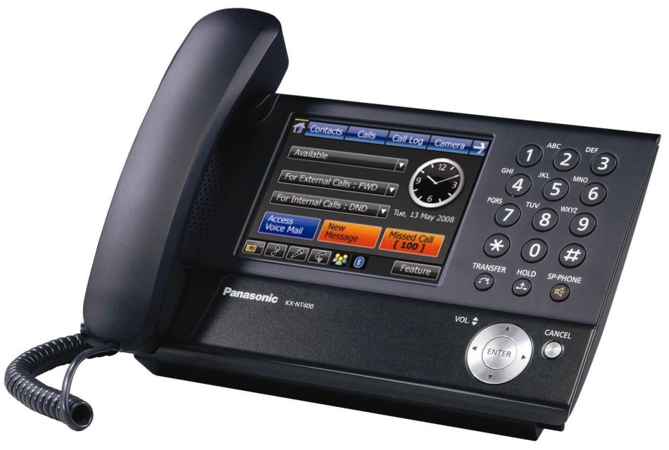 Panasonic KX-NT400 RU, стильный и функциональный системный IP-телефон