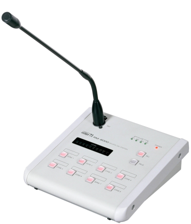 RM-8000 микрофонная панель Inter-M на 8 зон