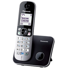Panasonic KX-TG6811 RU-B, оптимальный радиотелефон (черный) с резервным питанием