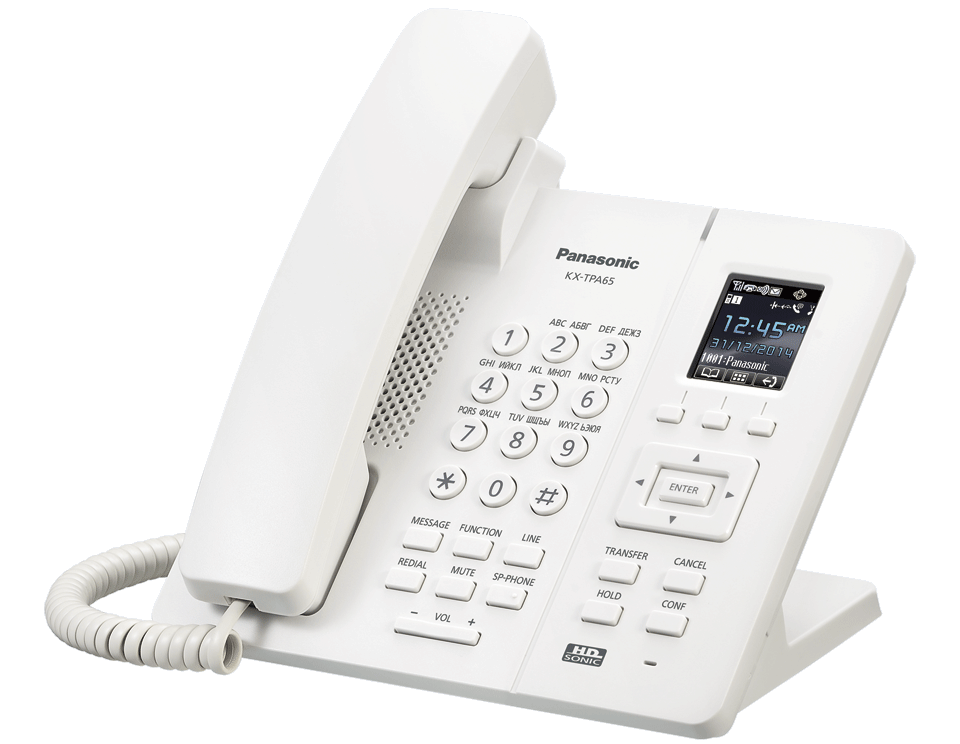 Panasonic KX-TPA65 RU дополнительный телефон DECT (белый)