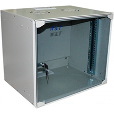 9U настенный шкаф 400x520 стекло серый (P095240GWT)