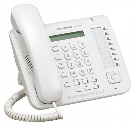 Panasonic KX-DT521 RU системный телефон (белый) 1-строчный, 8 кнопок