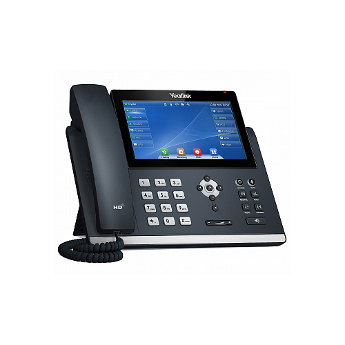 Yealink SIP-T48U SIP-телефон с сенсорным цветным экраном 16 линий, GigE, PoE, без БП