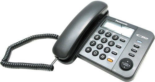 Panasonic KX-TS2358RU-B телефон (черный) громкая связь, определитель номера