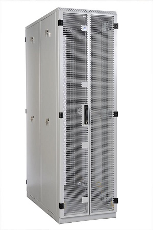 ШТК-С-42.6.10-48АА Шкаф серверный напольный 42U 600x1000 перфорированные двери, задние двойные
