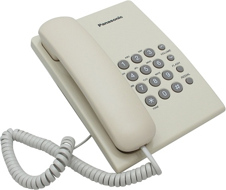 Panasonic KX-TS2350RUJ (бежевый) недорогой телефон