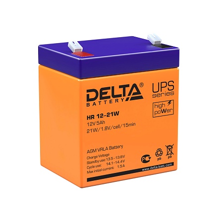 Delta HR 12-21W аккумулятор 12В 5Ач
