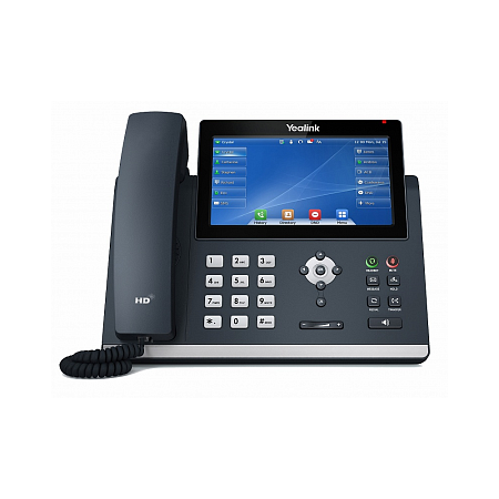 Yealink SIP-T48U SIP-телефон с сенсорным цветным экраном 16 линий, GigE, PoE, без БП