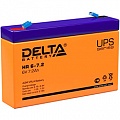 HR 6-7.2 аккумулятор Delta 6В 7.2Ач