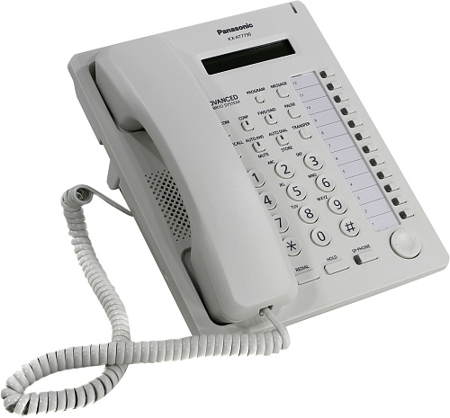 Panasonic KX-AT7730 RU системный телефон, 1-строчный, 12 кнопок