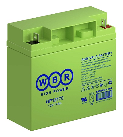 WBR GP 12170 аккумулятор 12В 17Ач