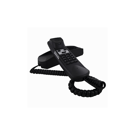 IPmatika PH658N-B (черный) отельный телефон, 2 аккаунта, POE
