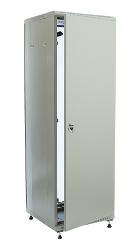 42U шкаф напольный 600x600 стекло серый (B426060GWTWOF)