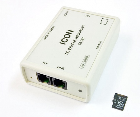 TR1NT cетевое устройство записи телефонных переговоров Icon и автоинформатор, microSD