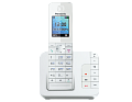 Panasonic KX-TGH220RU-W, радиотелефон (белый) с автоответчиком и резервным питанием