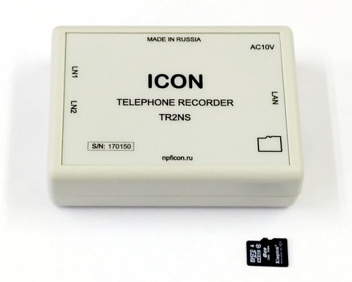 TR2NS 2-канальное сетевое устройство записи телефонных разговоров Icon