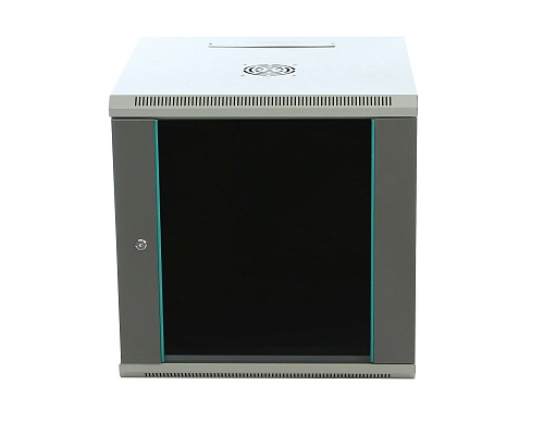 12U настенный шкаф 600x600 стекло серый (C126060GWTWOF-RU)