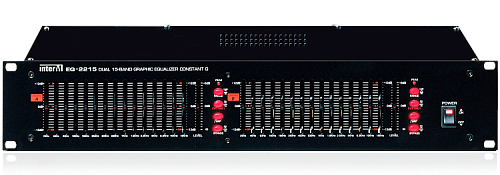 Inter-M EQ-2215 двухканальный графический эквалайзер, 15-полосный