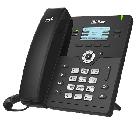 IP-телефон Htek UC912E RU, 4 аккаунта, 8 кнопок, WiFi, BT