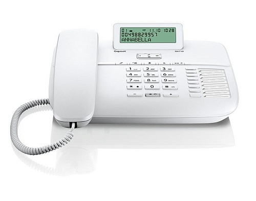 Gigaset DA710 RUS (белый) телефон с громкой связью и определителем номера