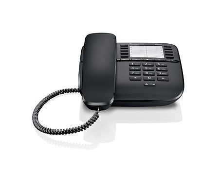 Gigaset DA510 RUS (черный) проводной телефон с быстрым набором номеров