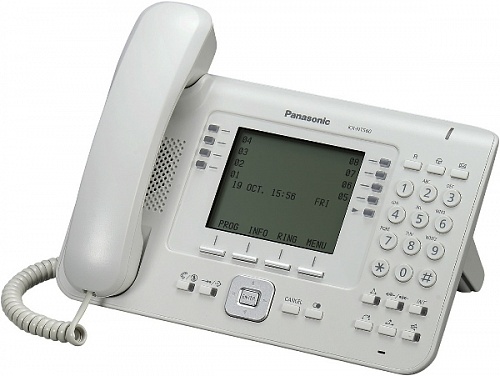 Panasonic KX-NT560 RU IP-телефон (белый) 4.4&#039;&#039; экран, 32 кнопки, 4 ЖК страницы