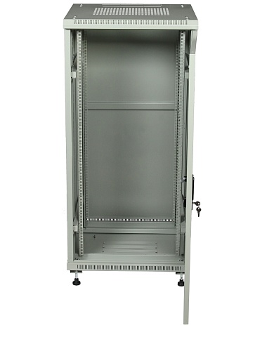 25U шкаф напольный 600x600 стекло серый (B256060GWTWOF-RU)