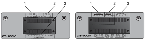 CR-100M интерфейсный модуль Inter-M для FRA-108S, &#039;сухие контакты&#039;, RS-232, RS-422