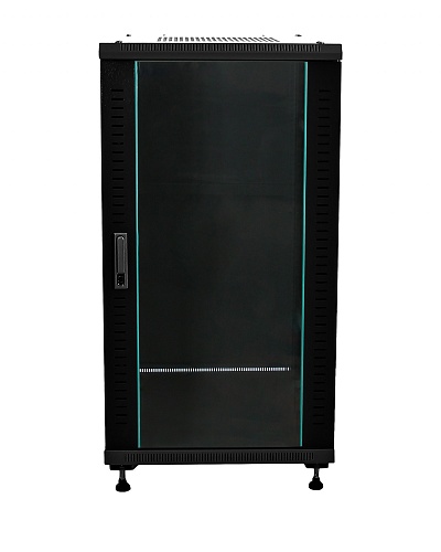 25U шкаф напольный 1000x600 стекло черный (C2560100BWT)