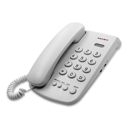 Texet TX-241 простой и удобный телефон, белый