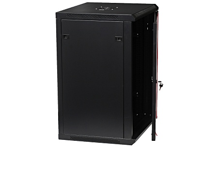 15U настенный шкаф 450x600 стекло черный (C156045BWT)