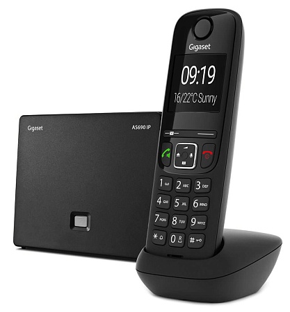 Gigaset AS690 IP телефон черный