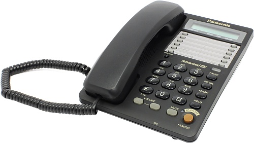 Panasonic KX-TS2365RU-B телефон (черный) громкая связь, дисплей